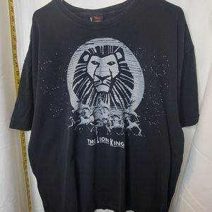 The Lion King Broadway Musical Black Tee T-Shirt XL